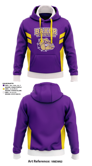 Hoodie, Baker Middle School Wrestling, Wrestling, Teamtime, Team time, sublimation, custom sports apparel, team uniforms, spirit wear, spiritwear, sports uniforms, custom shirts, team store, custom team store, fundraiser sports, apparel fundraiser