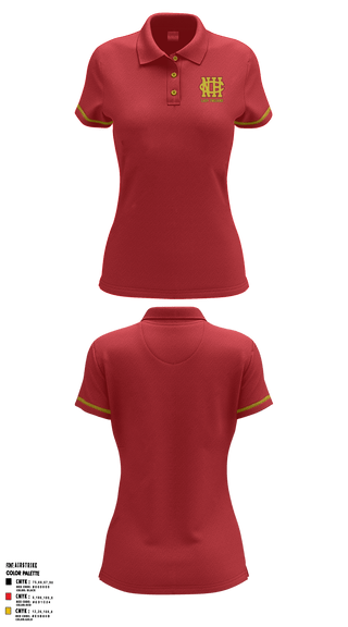 Women's Short Sleeve Performance Polo, North College Hill High School Basketball, Women's Basketball, Teamtime, Team time, sublimation, custom sports apparel, team uniforms, spirit wear, spiritwear, sports uniforms, custom shirts, team store, custom team store, fundraiser sports, apparel fundraiser