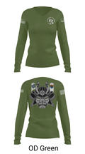 C Co, 304th MI BN 1592954 Women's Long Sleeve V-neck Shirt - 40