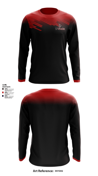S-Vitalis 83502515 Long Sleeve Performance Shirt - 1