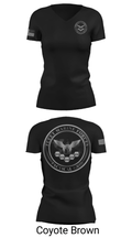 FMF Tactical Grid 52624350 Women's Short Sleeve V-neck Shirt - 19