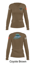 C CO 3-25 Dustoff 93146032 Women's Long Sleeve V-neck Shirt - 38