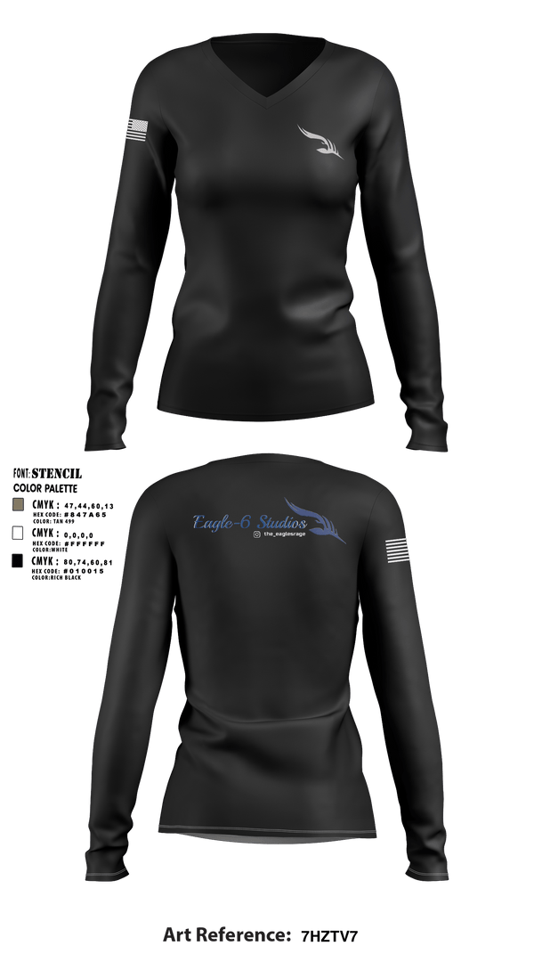 Women's Long Sleeve Vneck Shirt, , Army, Teamtime, Team time, sublimation, custom sports apparel, team uniforms, spirit wear, spiritwear, sports uniforms, custom shirts, team store, custom team store, fundraiser sports, apparel fundraiser