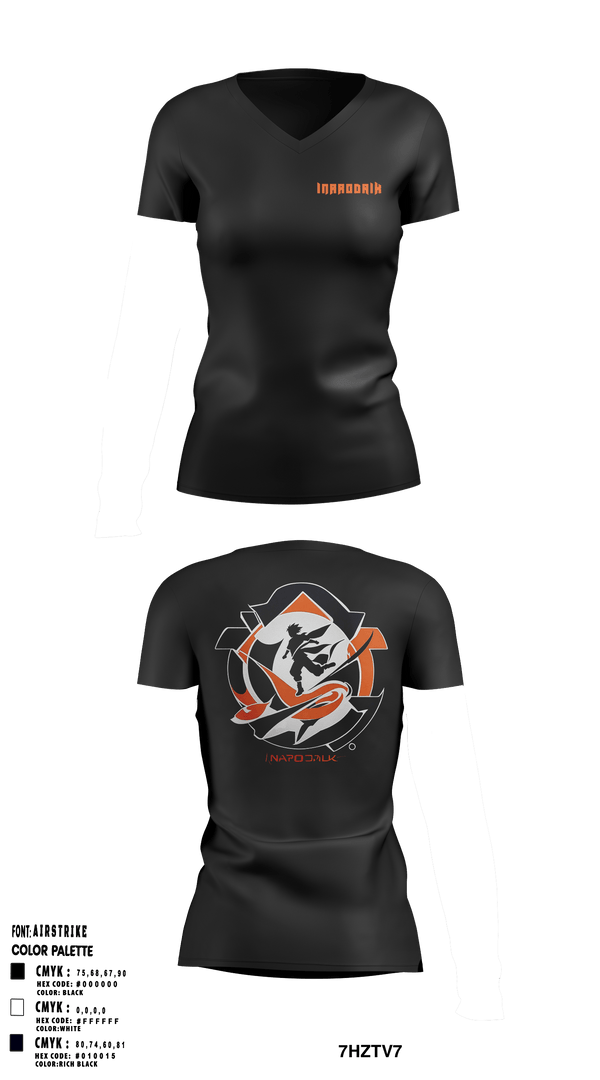 Women's Short Sleeve Vneck Shirt, INaroDAlK.INaroDAlK., , Teamtime, Team time, sublimation, custom sports apparel, team uniforms, spirit wear, spiritwear, sports uniforms, custom shirts, team store, custom team store, fundraiser sports, apparel fundraiser