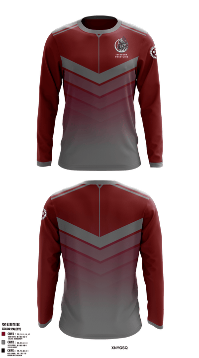 Istrouma High School Wrestling 12137038 Long Sleeve Performance Shirt - 1