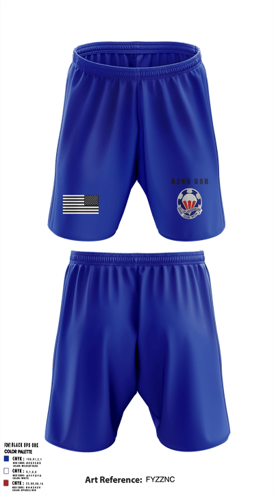 82nd BSB 82nd ABN DIV 96465842 Athletic Shorts With Pockets - 4