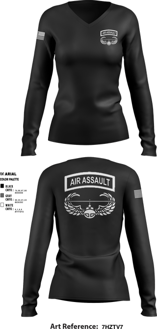 Women's Long Sleeve Vneck Shirt, , Army, Teamtime, Team time, sublimation, custom sports apparel, team uniforms, spirit wear, spiritwear, sports uniforms, custom shirts, team store, custom team store, fundraiser sports, apparel fundraiser
