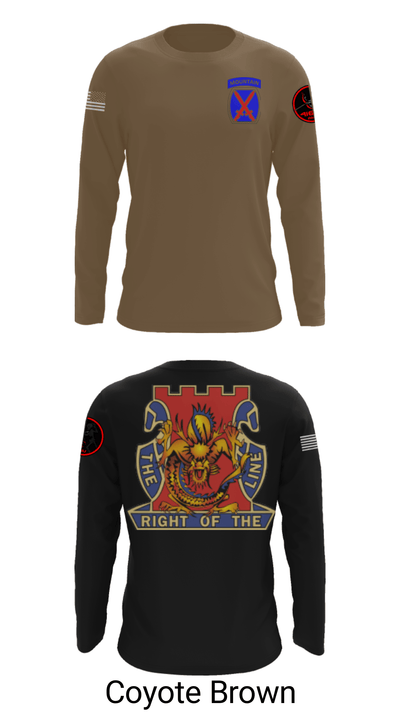 2nd battalion 14th infantry regiment 17334538 Long Sleeve Performance Shirt - 14