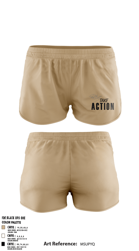 Women's Shorts, Take Action, Spirit Store, Teamtime, Team time, sublimation, custom sports apparel, team uniforms, spirit wear, spiritwear, sports uniforms, custom shirts, team store, custom team store, fundraiser sports, apparel fundraiser