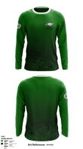 Flat Rock Middle School Wrestling 75387294 Long Sleeve Rash Guard Shirt - 1