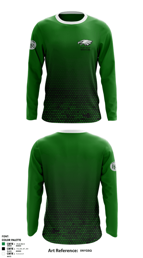 Long Sleeve Rash Guard Shirt, Flat Rock Middle School Wrestling, Wrestling, Teamtime, Team time, sublimation, custom sports apparel, team uniforms, spirit wear, spiritwear, sports uniforms, custom shirts, team store, custom team store, fundraiser sports, apparel fundraiser