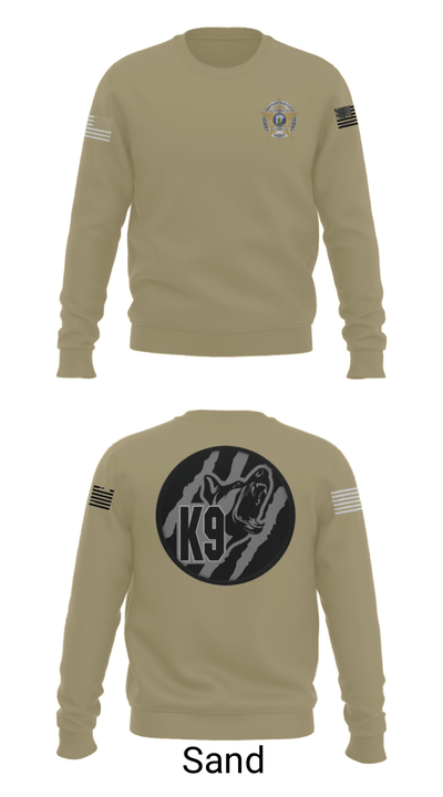 Wayne County K9 Team 22596021 Crew Neck Sweatshirt - 42