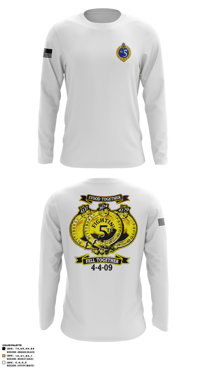 Pittsburgh Police Zone 5 64089370 Long Sleeve Performance Shirt - 16