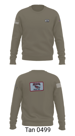 Crew Neck Sweatshirt, , Army, Teamtime, Team time, sublimation, custom sports apparel, team uniforms, spirit wear, spiritwear, sports uniforms, custom shirts, team store, custom team store, fundraiser sports, apparel fundraiser