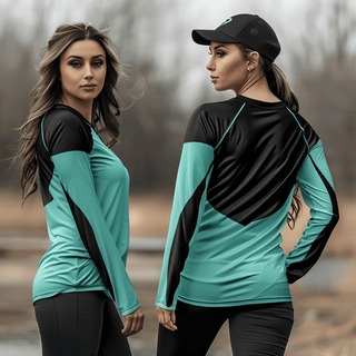 Women's Long Sleeve Vneck Shirt, Dbacks, Baseball, Teamtime, Team time, sublimation, custom sports apparel, team uniforms, spirit wear, spiritwear, sports uniforms, custom shirts, team store, custom team store, fundraiser sports, apparel fundraiser