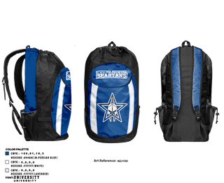 Gear Bag, Chula Vista Spartans, Football, Teamtime, Team time, sublimation, custom sports apparel, team uniforms, spirit wear, spiritwear, sports uniforms, custom shirts, team store, custom team store, fundraiser sports, apparel fundraiser