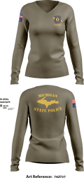 MSP Calumet 35464761 Women's Long Sleeve V-neck Shirt - 9