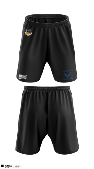 Athletic Shorts With Pockets, WBHS AFJROTC, Air Force, Teamtime, Team time, sublimation, custom sports apparel, team uniforms, spirit wear, spiritwear, sports uniforms, custom shirts, team store, custom team store, fundraiser sports, apparel fundraiser