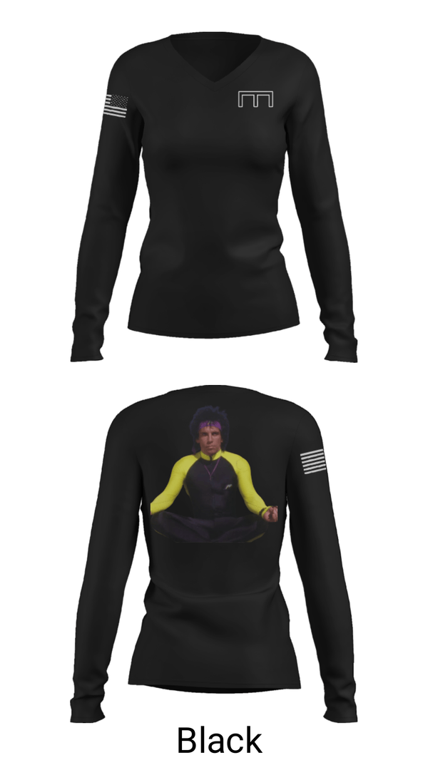 Women's Long Sleeve Vneck Shirt, , Army, Teamtime, Team time, sublimation, custom sports apparel, team uniforms, spirit wear, spiritwear, sports uniforms, custom shirts, team store, custom team store, fundraiser sports, apparel fundraiser