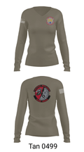 803rd AMXS 6035859 Women's Long Sleeve V-neck Shirt - 40