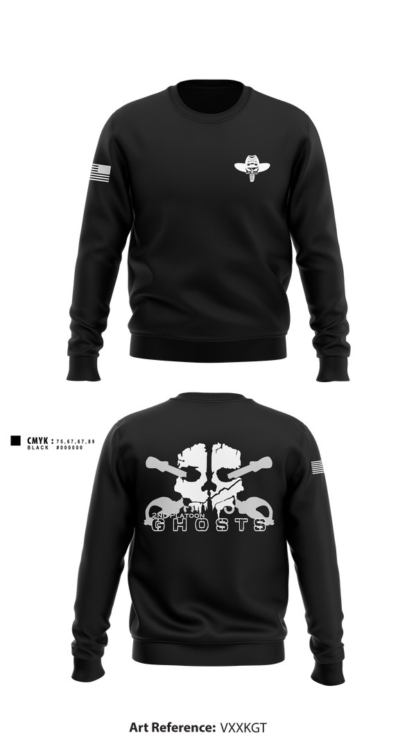 Crew Neck Sweatshirt, GHOSTS, Army, Teamtime, Team time, sublimation, custom sports apparel, team uniforms, spirit wear, spiritwear, sports uniforms, custom shirts, team store, custom team store, fundraiser sports, apparel fundraiser