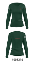 818 MSAS 69341067 Women's Long Sleeve V-neck Shirt - 7