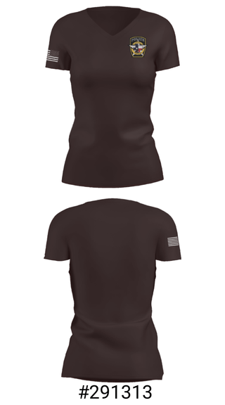 Women's Short Sleeve Vneck Shirt, , Police, Teamtime, Team time, sublimation, custom sports apparel, team uniforms, spirit wear, spiritwear, sports uniforms, custom shirts, team store, custom team store, fundraiser sports, apparel fundraiser