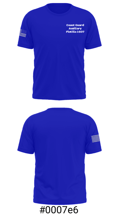 Coast Guard Auxiliary Flotilla 1607 71930511 Short Sleeve Performance Shirt - 19