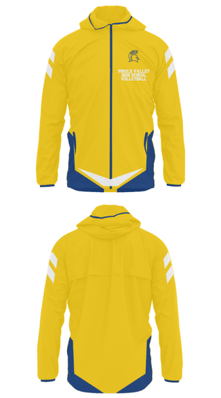Windbreaker, Pinole Valley High School Volleyball, Women's Volleyball, Teamtime, Team time, sublimation, custom sports apparel, team uniforms, spirit wear, spiritwear, sports uniforms, custom shirts, team store, custom team store, fundraiser sports, apparel fundraiser