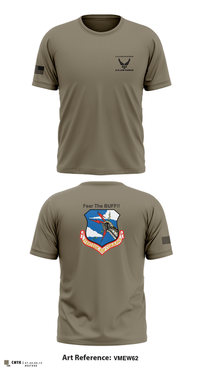 11th Bomb Sqadron 67682799 Short Sleeve Performance Shirt - 2