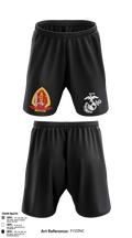 1st Battalion 2nd Marines 97957515 Athletic Shorts With Pockets - 3