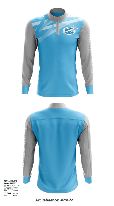 Kealakehe High School Wrestling 5236059 Quarter Zip Jacket - 1