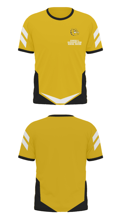 Harold L Richards High School Soccer 89597833 Short Sleeve Performance Polo - 15