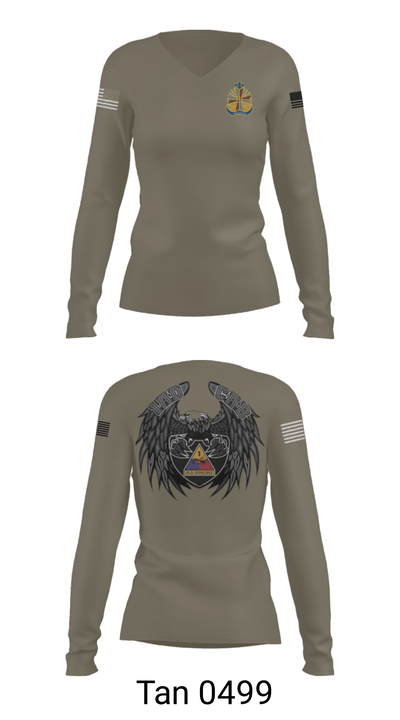 Aviation Medicine - 1AD CAB 23430162 Women's Long Sleeve V-neck Shirt - 41