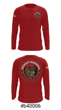 Monkey Business Motorcycle Hauling 46076347 Long Sleeve Performance Shirt - 18