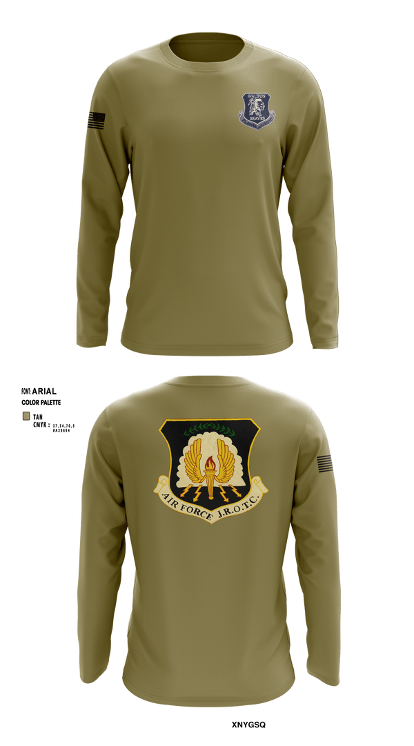 Long Sleeve Performance Shirt, , Air Force, Teamtime, Team time, sublimation, custom sports apparel, team uniforms, spirit wear, spiritwear, sports uniforms, custom shirts, team store, custom team store, fundraiser sports, apparel fundraiser