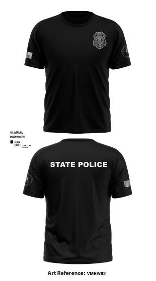 Short Sleeve Performance Shirt, , Police, Teamtime, Team time, sublimation, custom sports apparel, team uniforms, spirit wear, spiritwear, sports uniforms, custom shirts, team store, custom team store, fundraiser sports, apparel fundraiser