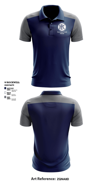 Kent Island Youth Softball 28747832 Short Sleeve Performance Polo - 3