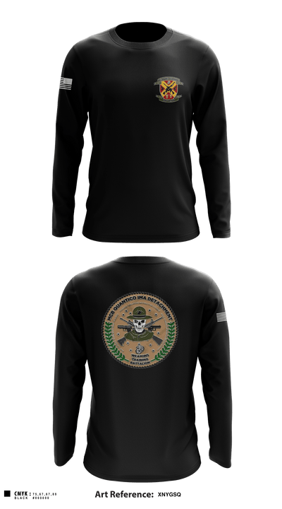 Weapons Training Battalion 3430348 Long Sleeve Performance Shirt - 3
