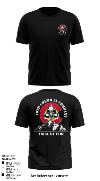 Short Sleeve Performance Shirt, 10th Chemical Company, , Teamtime, Team time, sublimation, custom sports apparel, team uniforms, spirit wear, spiritwear, sports uniforms, custom shirts, team store, custom team store, fundraiser sports, apparel fundraiser