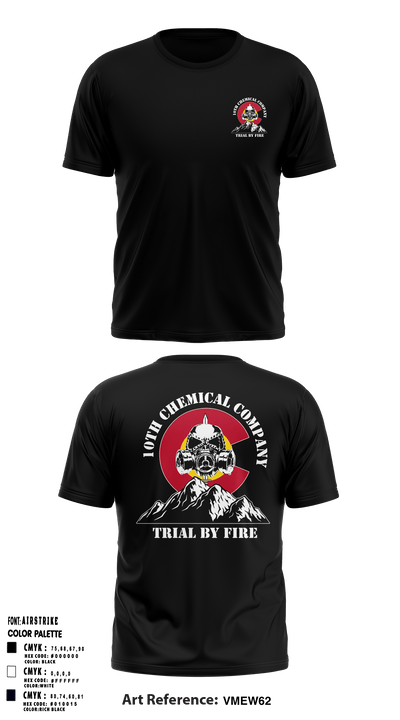 10th Chemical Company 11316758 Short Sleeve Performance Shirt - 51