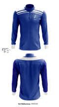 Martinsville Senior High School Basketball 54167005 Quarter Zip Jacket - 1