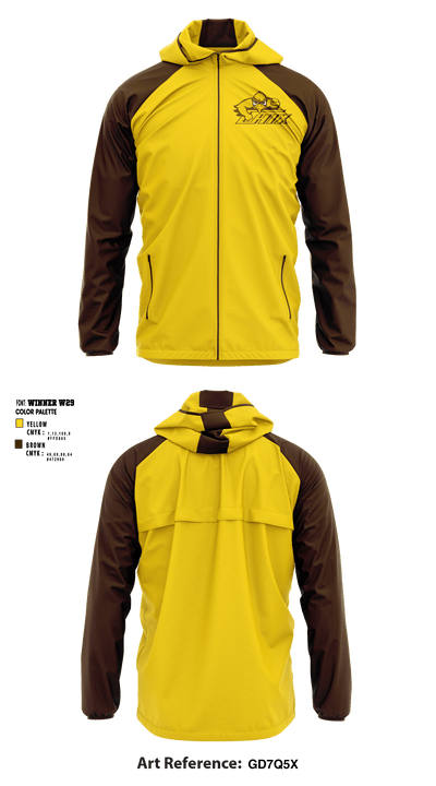 Zeeland East High School Cheer 15637489 Windbreaker - 1
