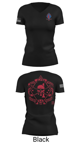 Women's Short Sleeve Vneck Shirt, , Marines, Teamtime, Team time, sublimation, custom sports apparel, team uniforms, spirit wear, spiritwear, sports uniforms, custom shirts, team store, custom team store, fundraiser sports, apparel fundraiser