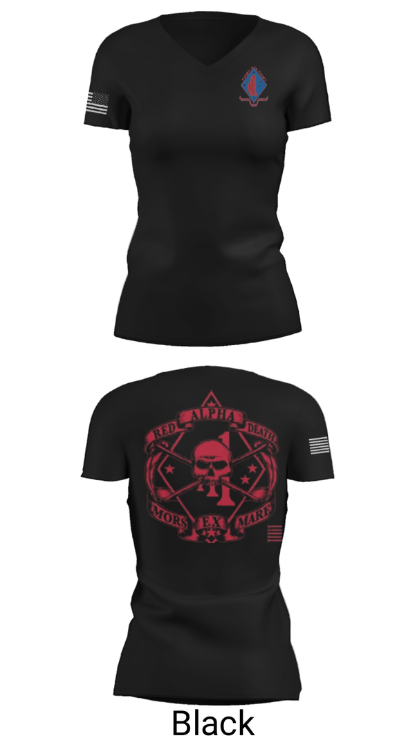 Women's Short Sleeve Vneck Shirt, , Marines, Teamtime, Team time, sublimation, custom sports apparel, team uniforms, spirit wear, spiritwear, sports uniforms, custom shirts, team store, custom team store, fundraiser sports, apparel fundraiser