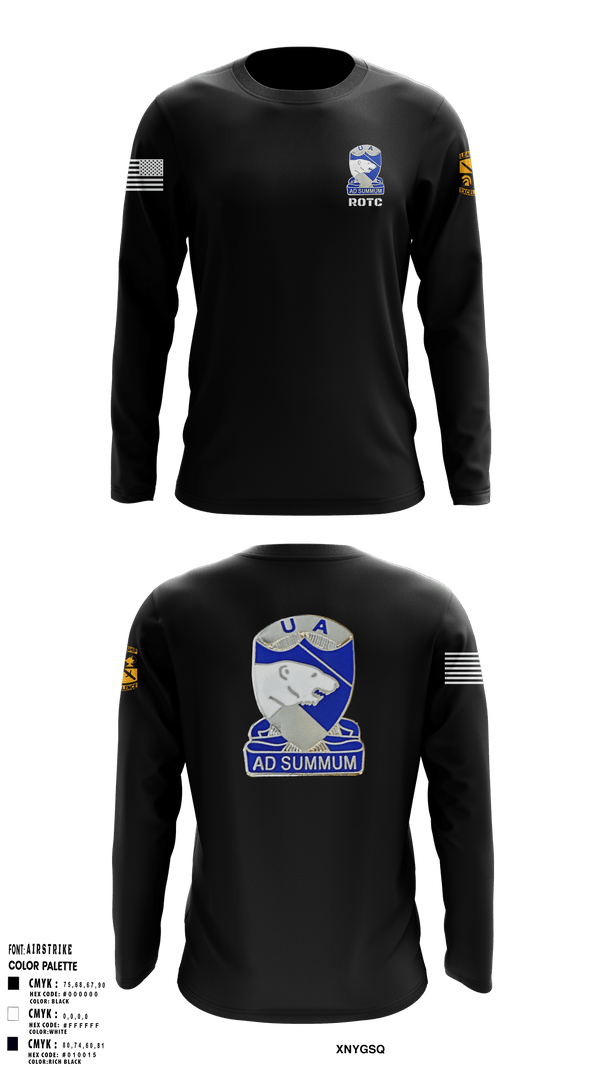 Long Sleeve Performance Shirt, ARMY ROTCARMY ROTC, Army, Teamtime, Team time, sublimation, custom sports apparel, team uniforms, spirit wear, spiritwear, sports uniforms, custom shirts, team store, custom team store, fundraiser sports, apparel fundraiser