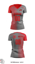Duncan High School Volleyball 51201013 Women's Short Sleeve V-neck Shirt - 1