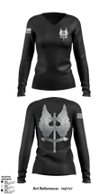 Mobile Enforcement Team 91212317 Women's Long Sleeve V-neck Shirt - 1
