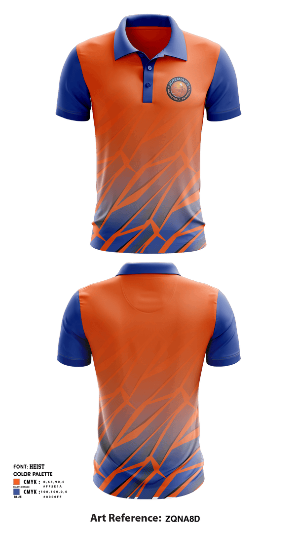 Short Sleeve Performance Polo, Jeremiah’s Basketball Academy, Men's Basketball, Teamtime, Team time, sublimation, custom sports apparel, team uniforms, spirit wear, spiritwear, sports uniforms, custom shirts, team store, custom team store, fundraiser sports, apparel fundraiser