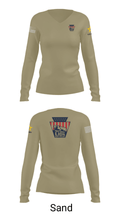 Nittany Lion Battalion 19698812 Women's Long Sleeve V-neck Shirt - 42